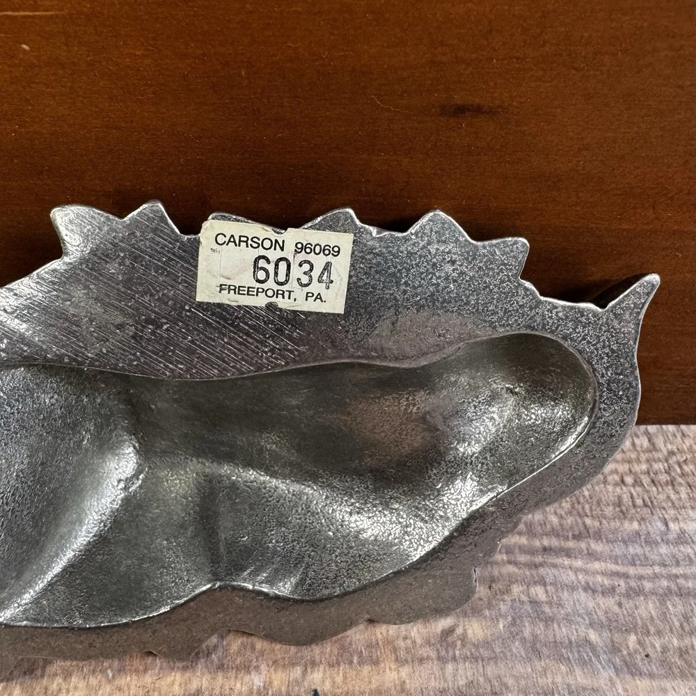 4‎ Vtg Carson Pewter Christmas Stocking Hanger Hooks Shelf Sitters Cat Elf Santa